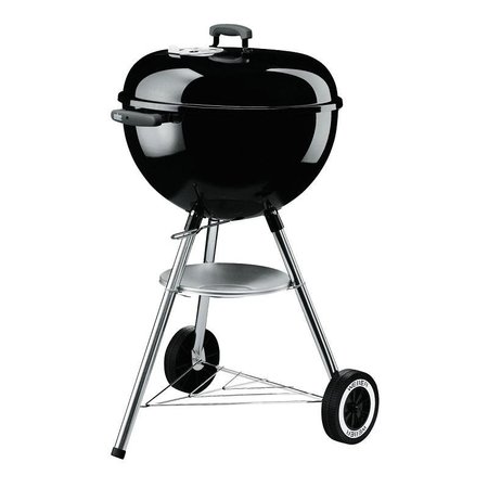 WEBER Original Kettle Charcoal Grill, 240 sqin Primary Cooking Surface, Black 441001